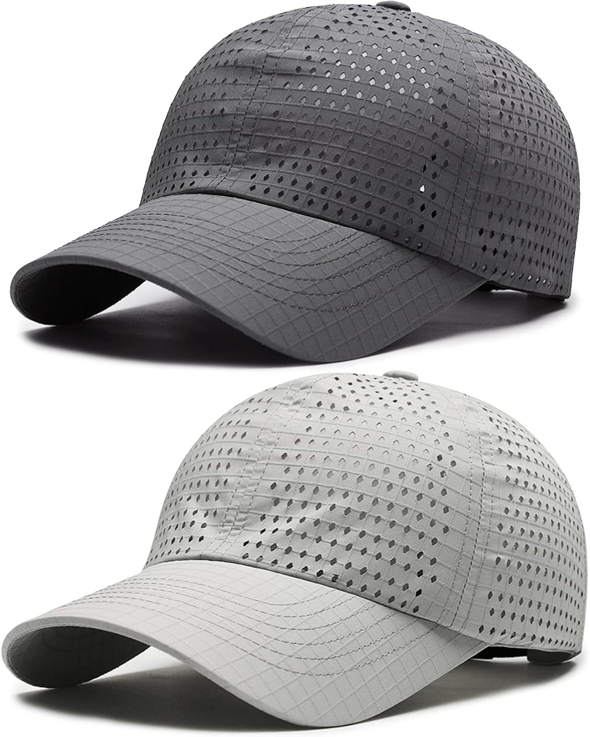 Basecap: unisex, atmungsaktiv, 2 Stück