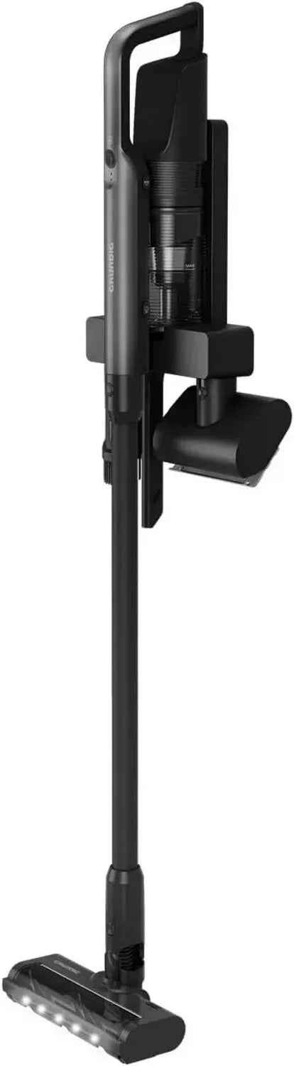 Grundig VCP 5430 Kabelloser Staubsauger mit TrayClean, LED-Turbo-Bürste, 250W, 550ml Behälter, 40 Min. Laufzeit, Schwarz