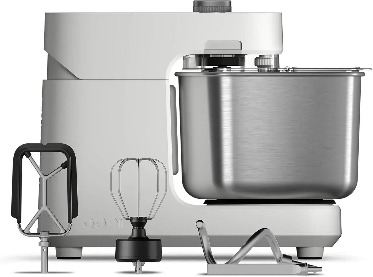 Ooni Halo Pro Spiralkneter – Premium Küchenmaschine mit 7,3L, 58 Geschwindigkeiten, ideal für Brotteig und Pizzateig – Polarweiß